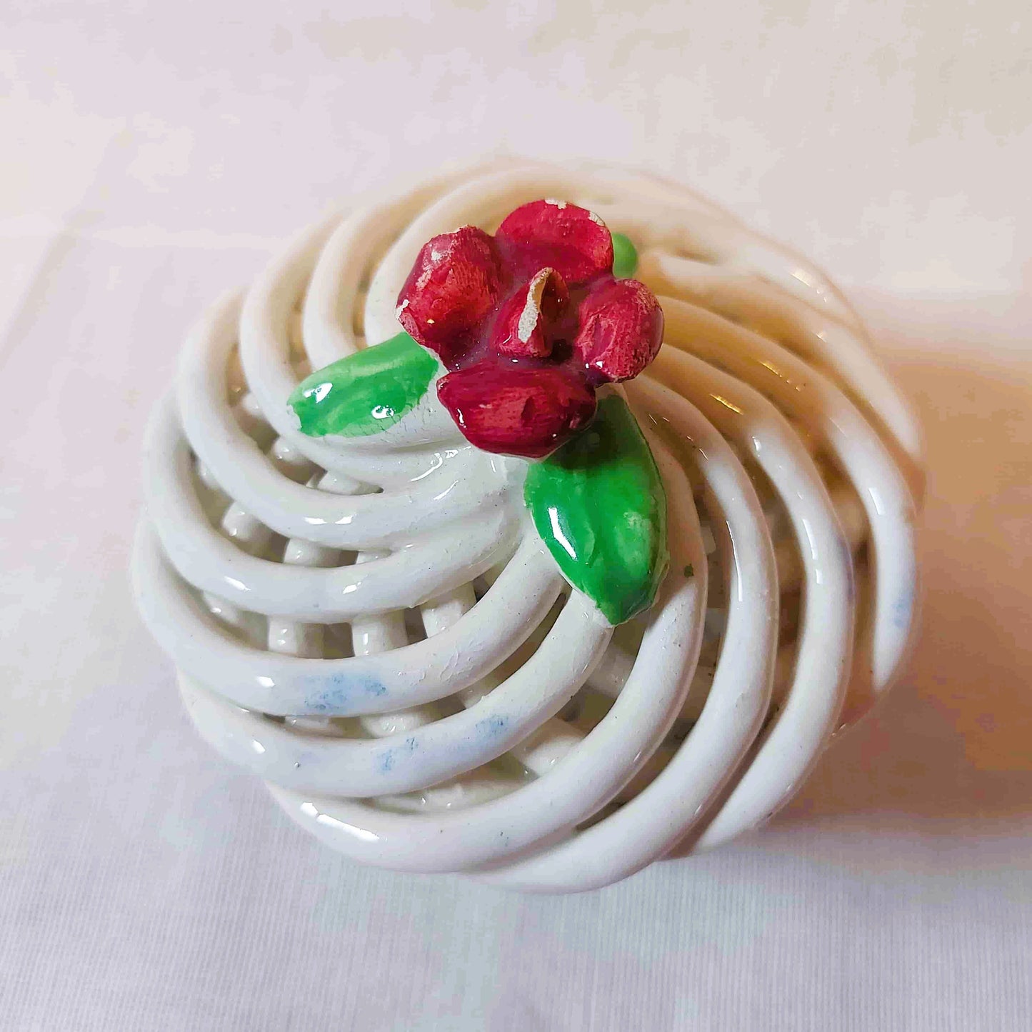 Ceramic Flower Jewelry Box