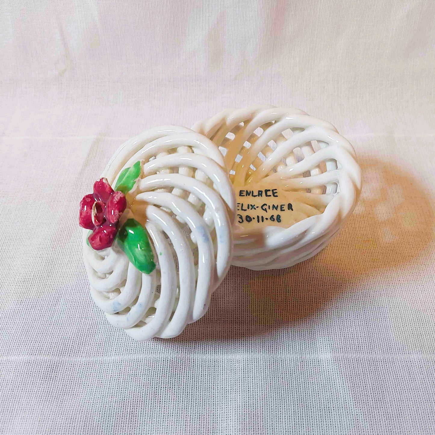 Ceramic Flower Jewelry Box