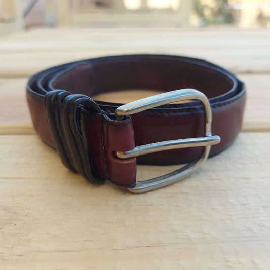 burgundy belt